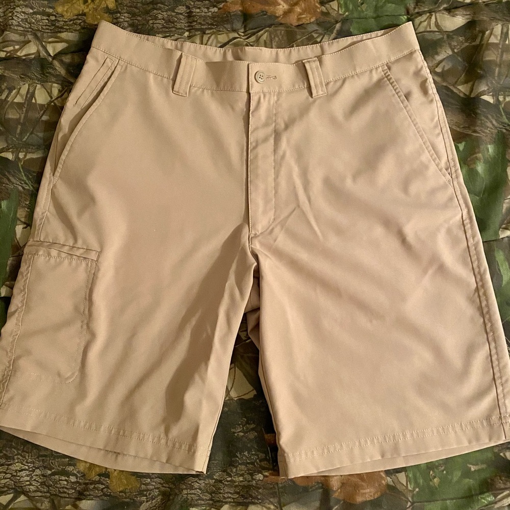 PGA Tour khaki golf shorts